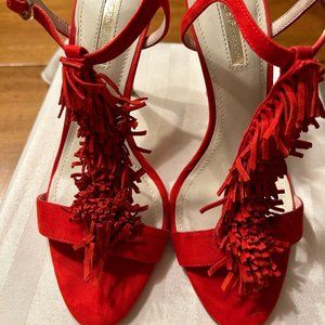 BCBGeneration Clue red suede sandal